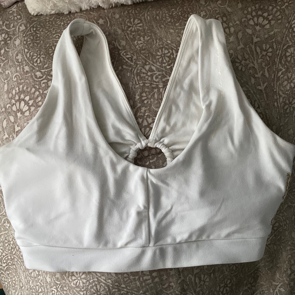 Gymshark x Whitney Simmons V2 bra in unbleached